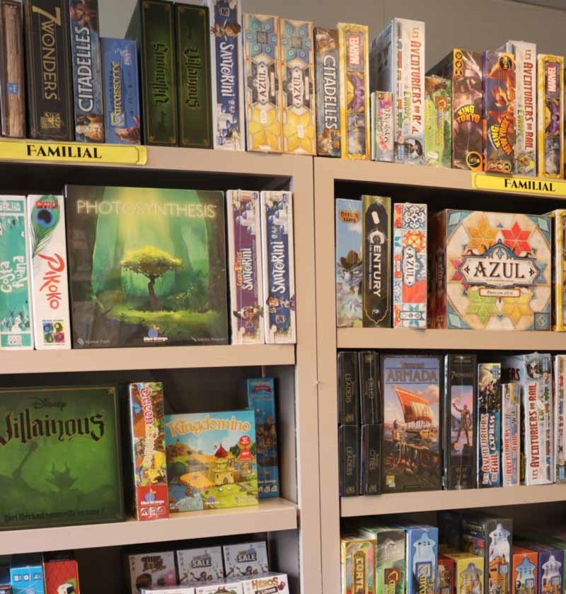 Le magasin de jeux de société Agartha à Belfort