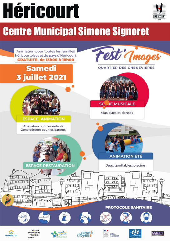 Le planning du Fest'images à Héricourt