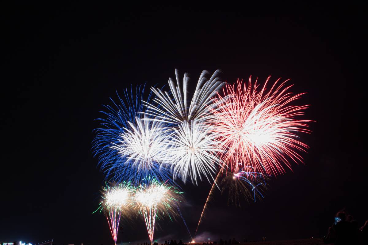 Le feu d'artifice du 14 juillet à Héricourt