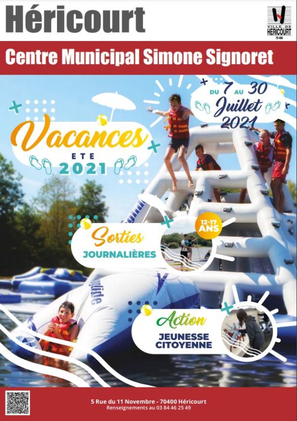 Les activités des vacances d'été à Héricourt