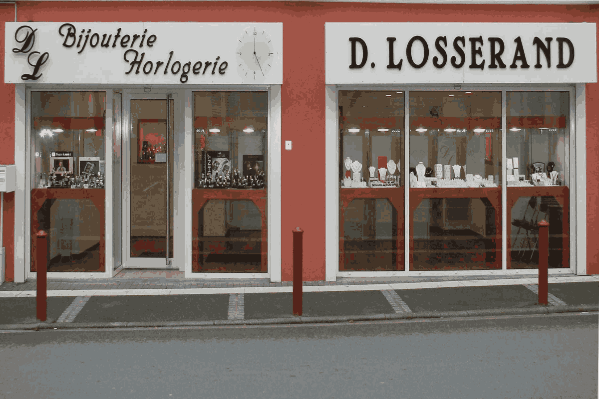 devanture bijouterie Losserand à Héricourt