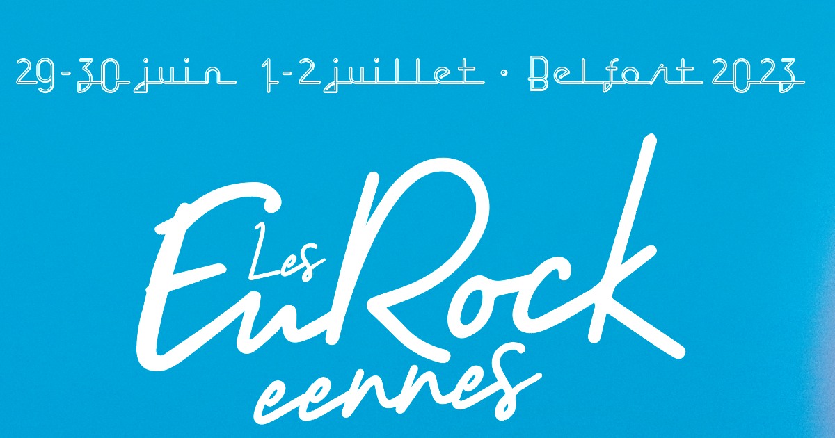 Affiche eurockéennes 2023