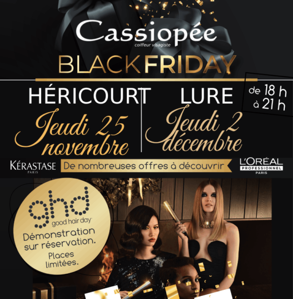 black friday chez Cassiopée